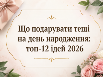 Що подарувати тещі на день народження: топ-12 ідей 2026