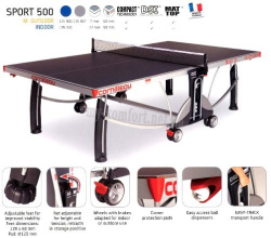 Теннисный стол Cornilleau Sport 500M Outdoor 4