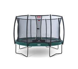 Батут Berg Elit+ Tattoo Green с защитной сеткой T-Series 7