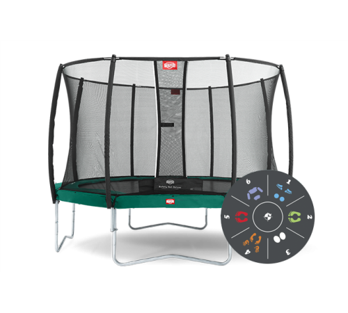Батут Berg Champion Tattoo 430 + сетка Deluxe