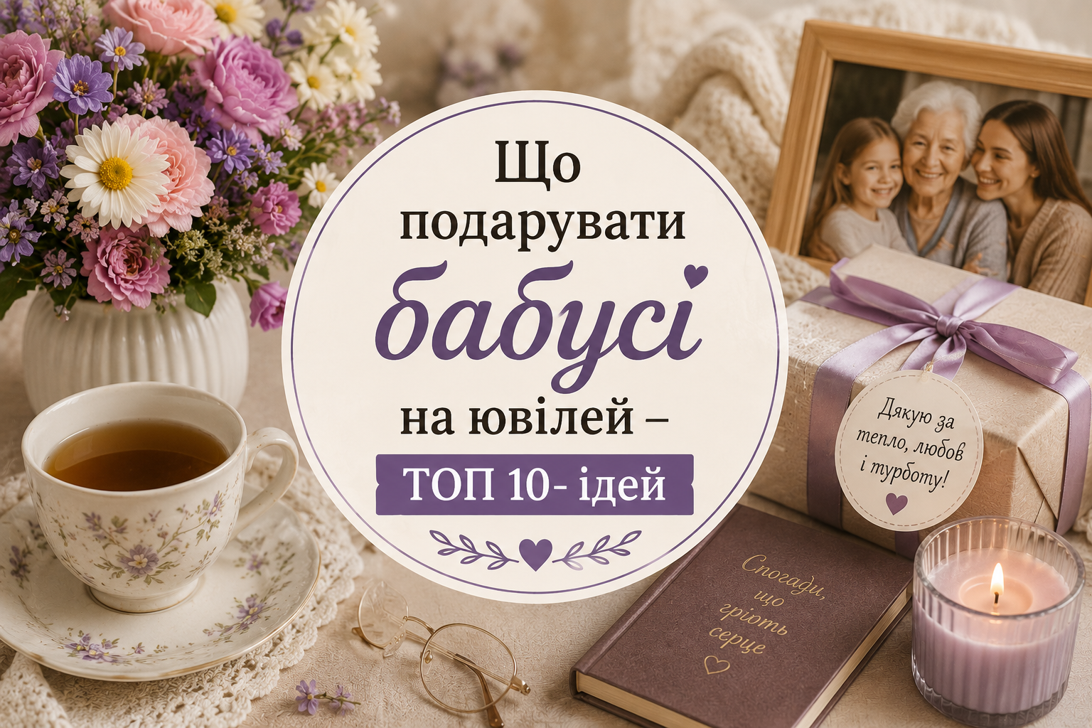 Что подарить бабушке на юбилей: ТОП-10 идей в 2026 году